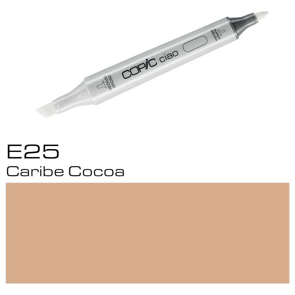 Маркер перманентный "Copic ciao" E-25, карибский какао