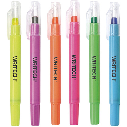 Маркер текстовый "Gel", неон голубой - 2