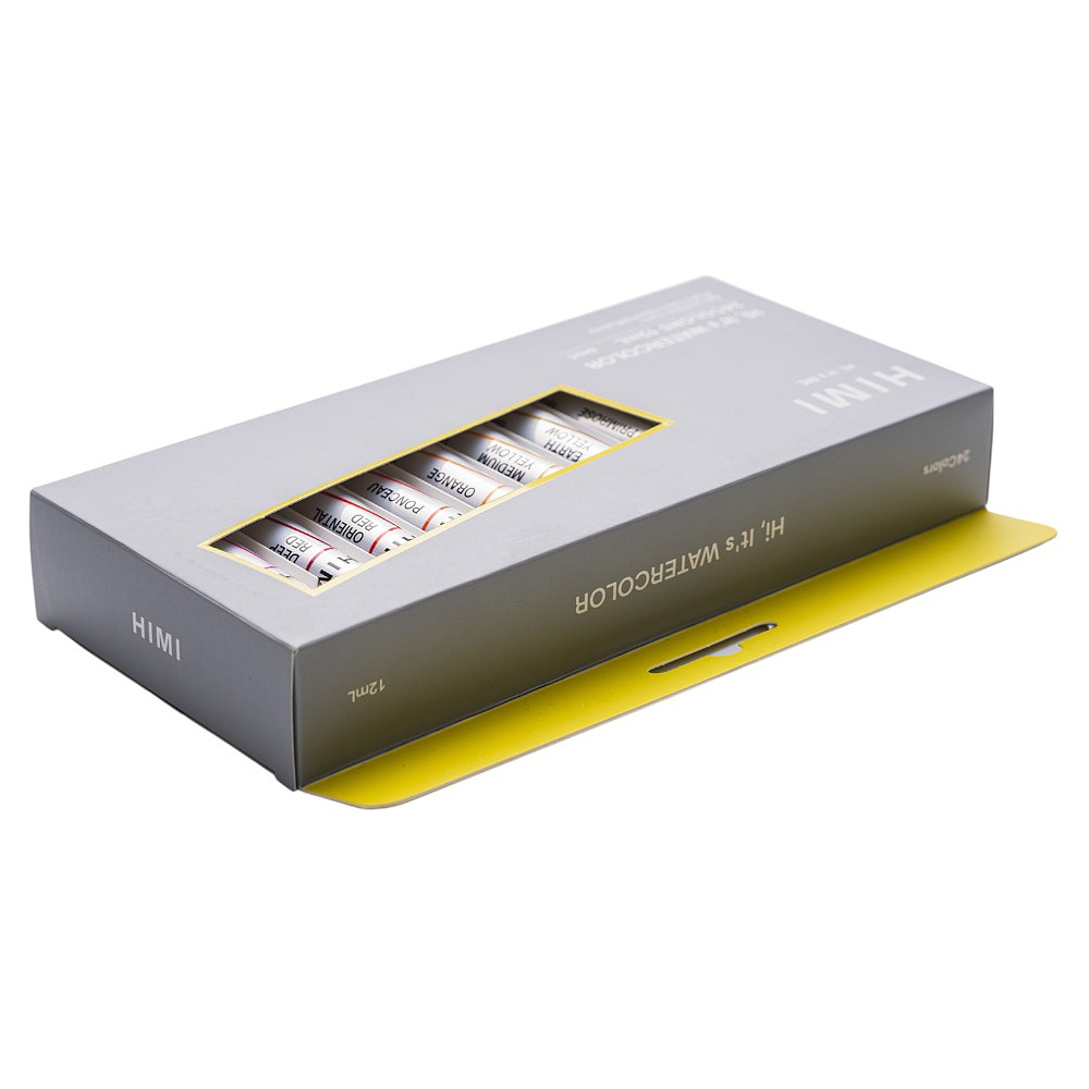 Краски акварельные "Himi Miya", 24 цвета, тубы - 11