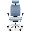 Кресло для руководителя Profim "Xenon 11SL P61PU Aluminium", ткань, металл, синий - 3