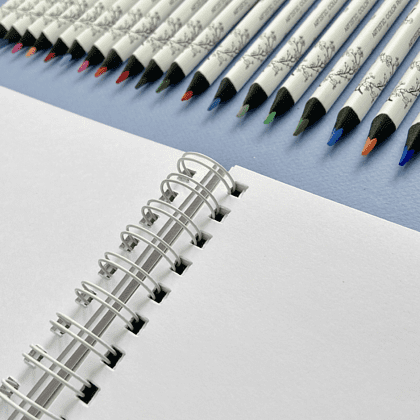 Скетчбук "Sketch&Art", 18х15.5 см, 200 г/м2, 50 листов, на спирали, для цветных карандашей - 5