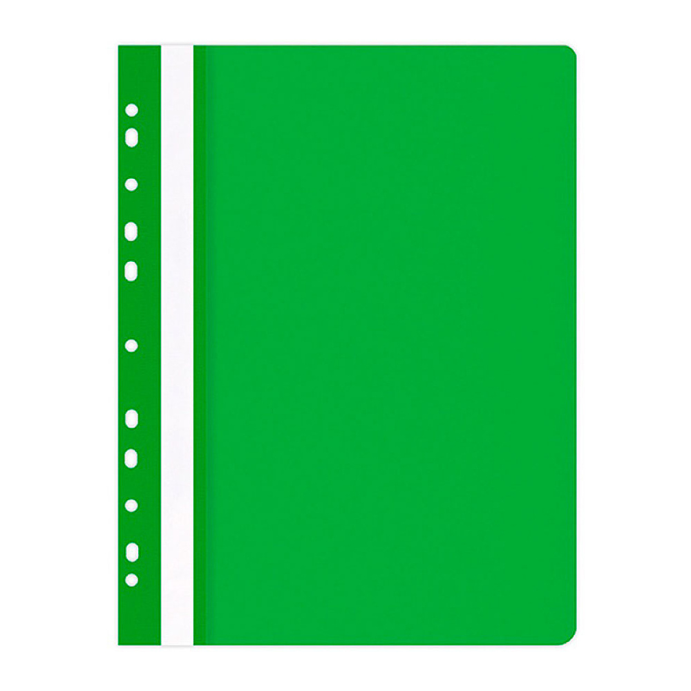 Папка-скоросшиватель с перфорацией "Office Product", A4, зелёный