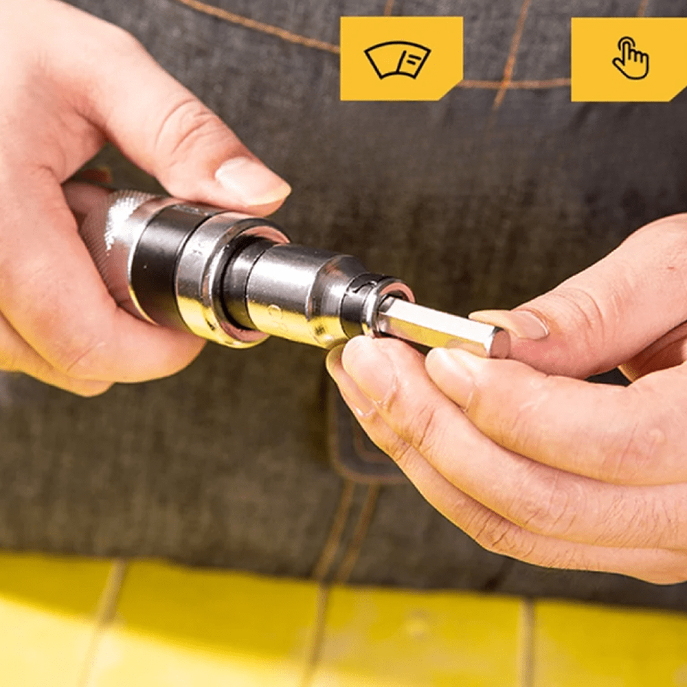 Отвертка ударно-поворотная с набором бит Deli YS EDL8901, 13 шт., металлический кейс - 5