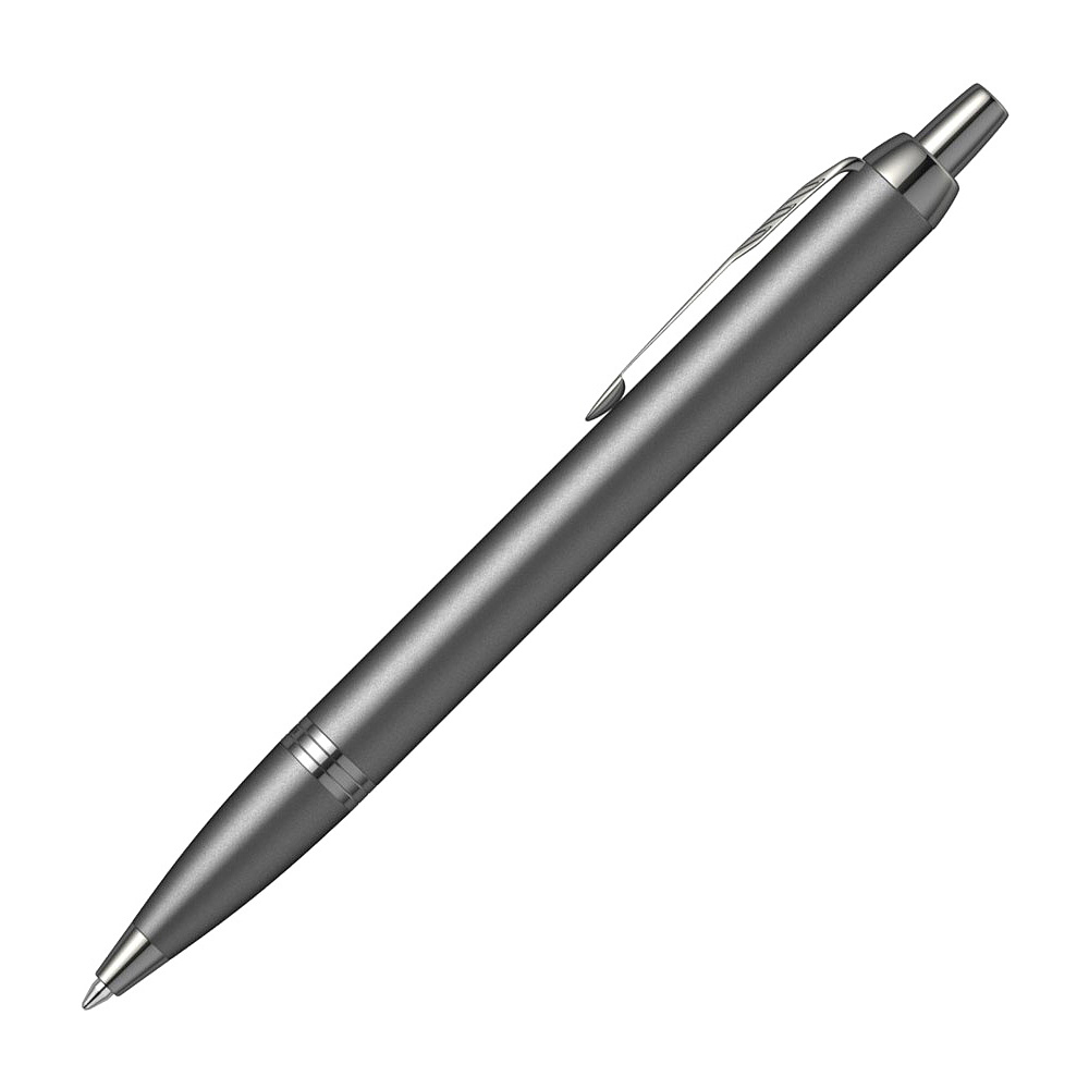 Ручка шариковая автоматическая Parker "IM Monochrome K328", 0,7 мм, серый, стерж. синий - 4