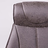 Кресло для руководителя AksHome "Legran", ткань, хром, коричневый - 5