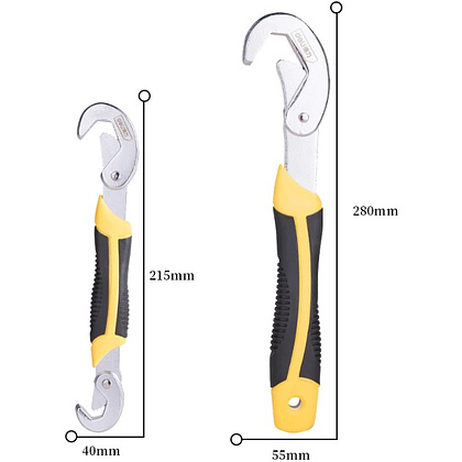 Набор универсальных самозажимных ключей Deli YS EDL932-2, 9-14 мм, 15-22мм, 23-32 мм - 3
