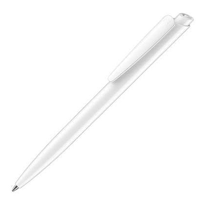 Ручка шариковая автоматическая "Senator Dart Polished", 1.0 мм, белый, стерж. синий