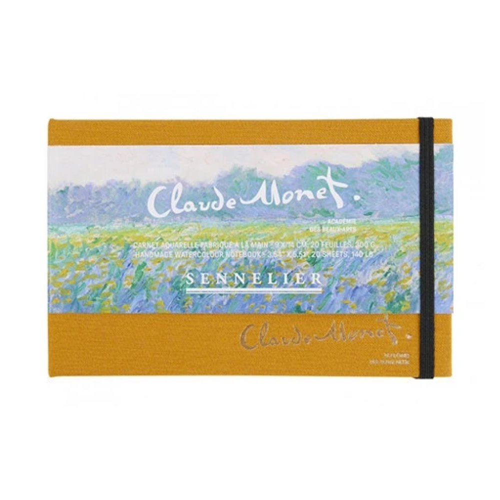 Скетчбук для акварели "Claude Monet - Field of Yellow Irises"