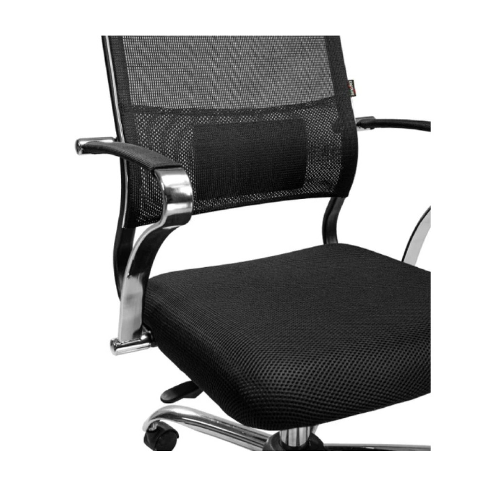 Кресло компьютерное ErgoLife Sit Air M4-290K, ткань,сетка, черный - 4