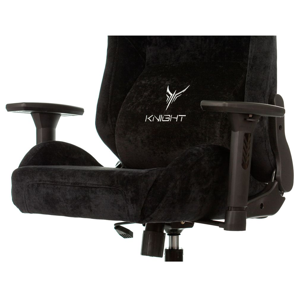 Кресло игровое Бюрократ Knight N1 Fabric, ткань, черный - 11