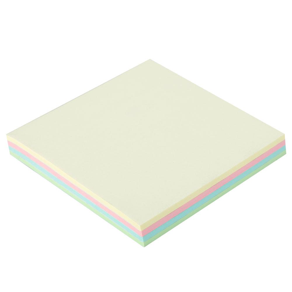 Бумага для заметок на клейкой основе "Deli", 76x76 мм, 100 листов, ассорти - 3