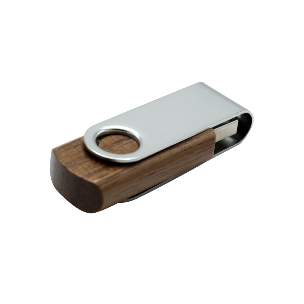 USB Flash 2.0 16 Gb VDF-008, пластик, метал, древесный