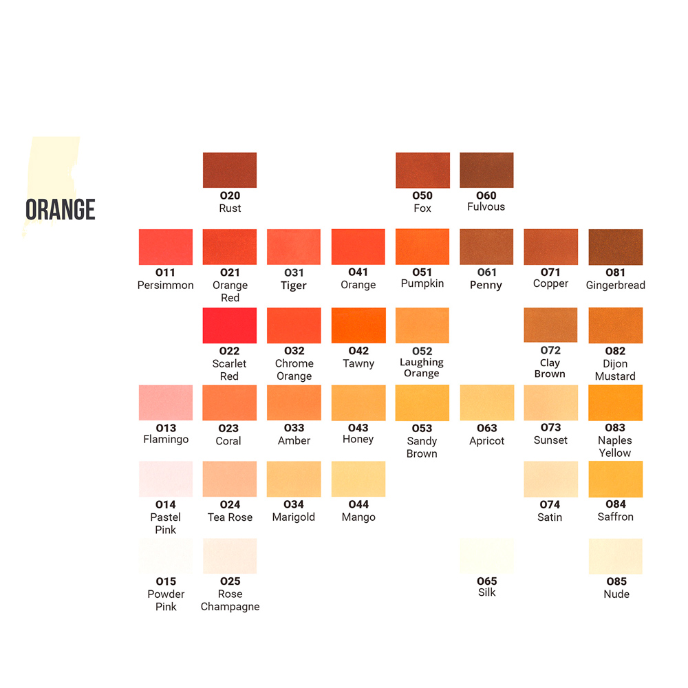 Маркер перманентный двусторонний "Sketchmarker Brush", O11 хурма - 2