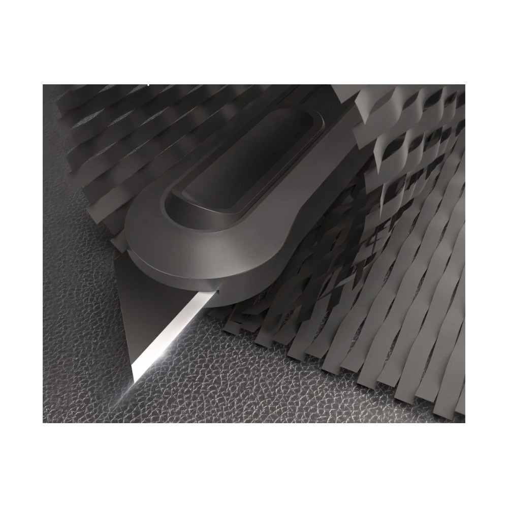 Нож строительный Deli HS HT4008C, 135x30 мм, трапеция, Soft Touch, оранжевый - 5