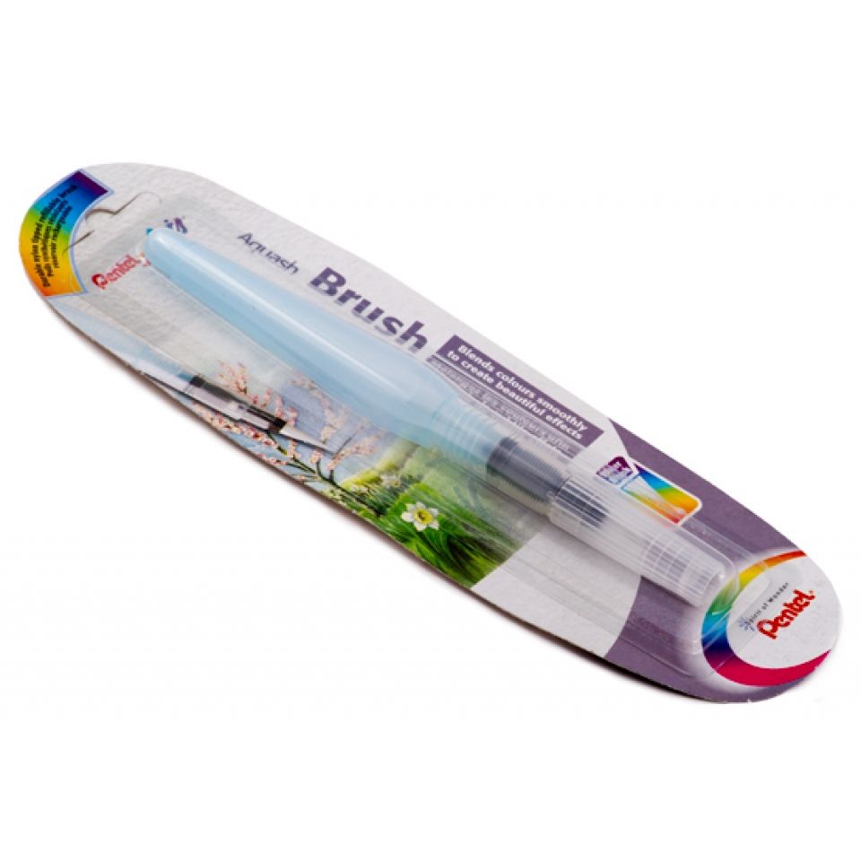 Кисть "Aqua Brush" средняя, голубой - 3