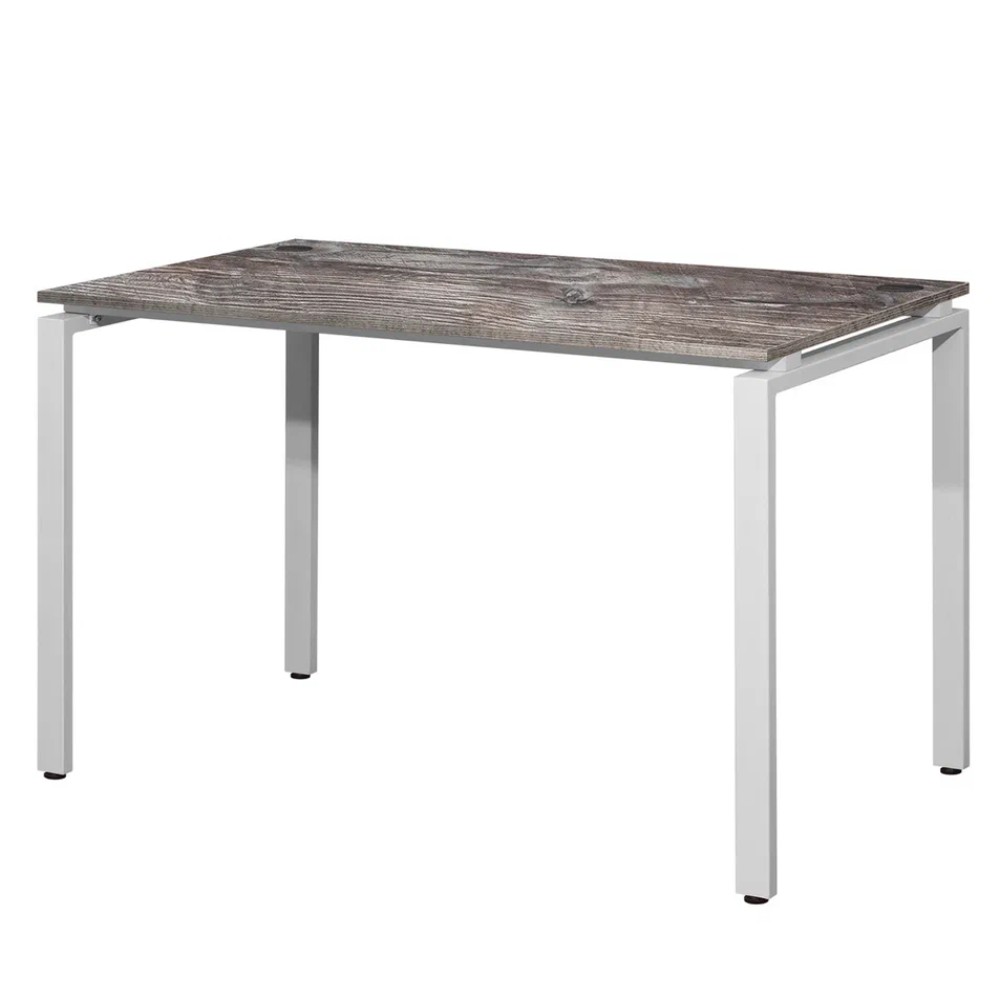 Стол письменный Millwood Лофт Сиэтл (ДТ-5), 1300х700 мм, металлокаркас белый