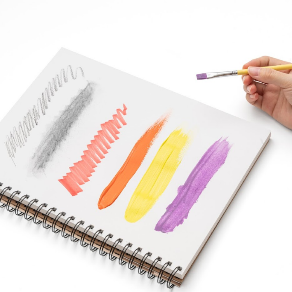 Скетчбук для графики "Himi", 22.8х30.4 см, 180 г/м2, 40 листов - 8