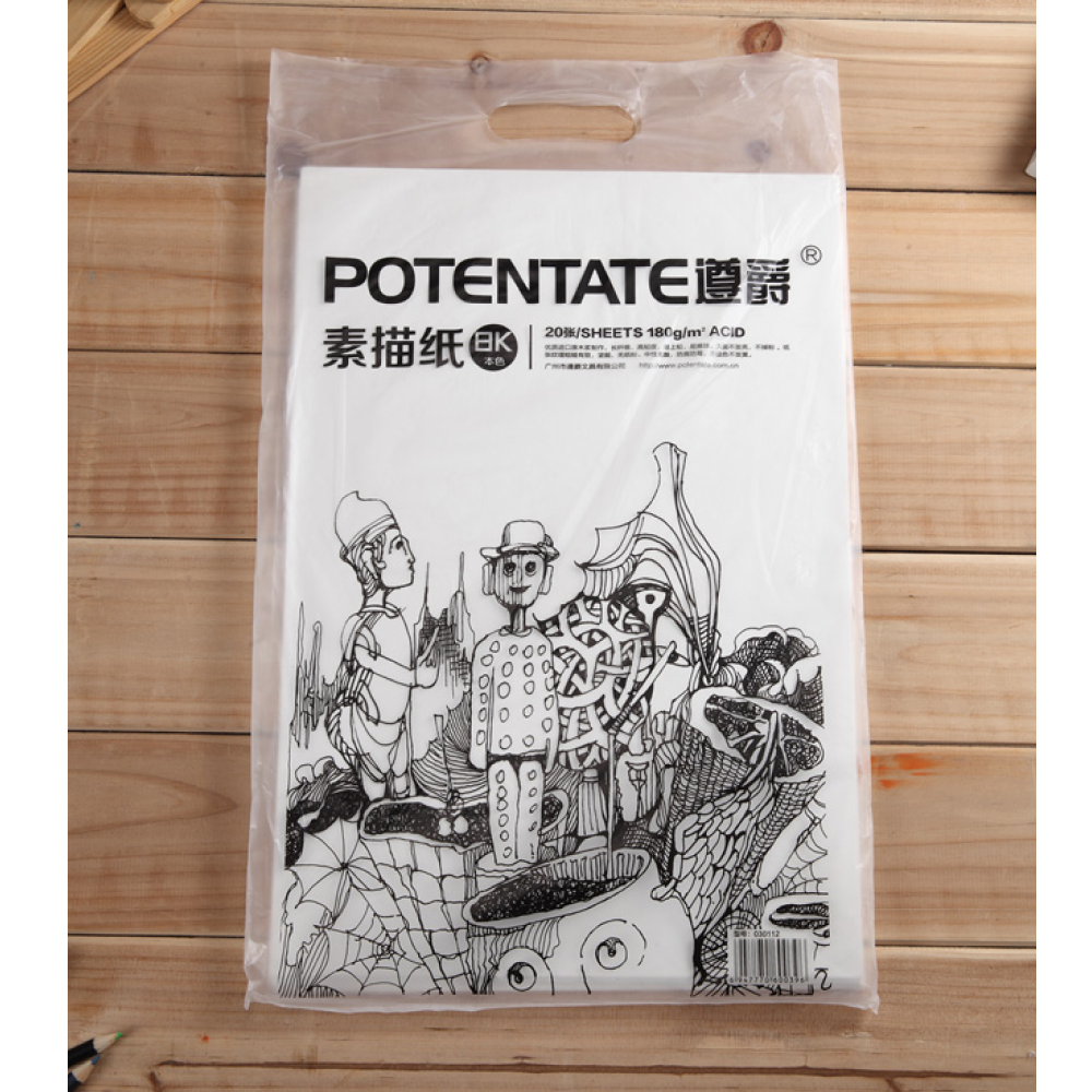 Бумага для рисования "Potentate", 160 г/м2, 78.7х109.2 см, натуральный белый