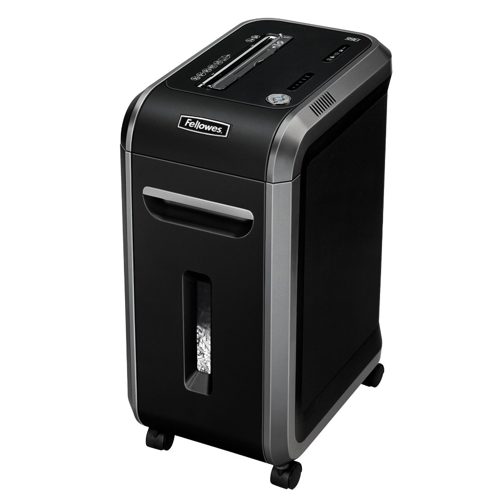 Уничтожитель Fellowes PowerShred 99Ci, DIN P-4, 4х38 мм, 18 листов, 34 литра, 100% Jam Proof, SafeSense - 2