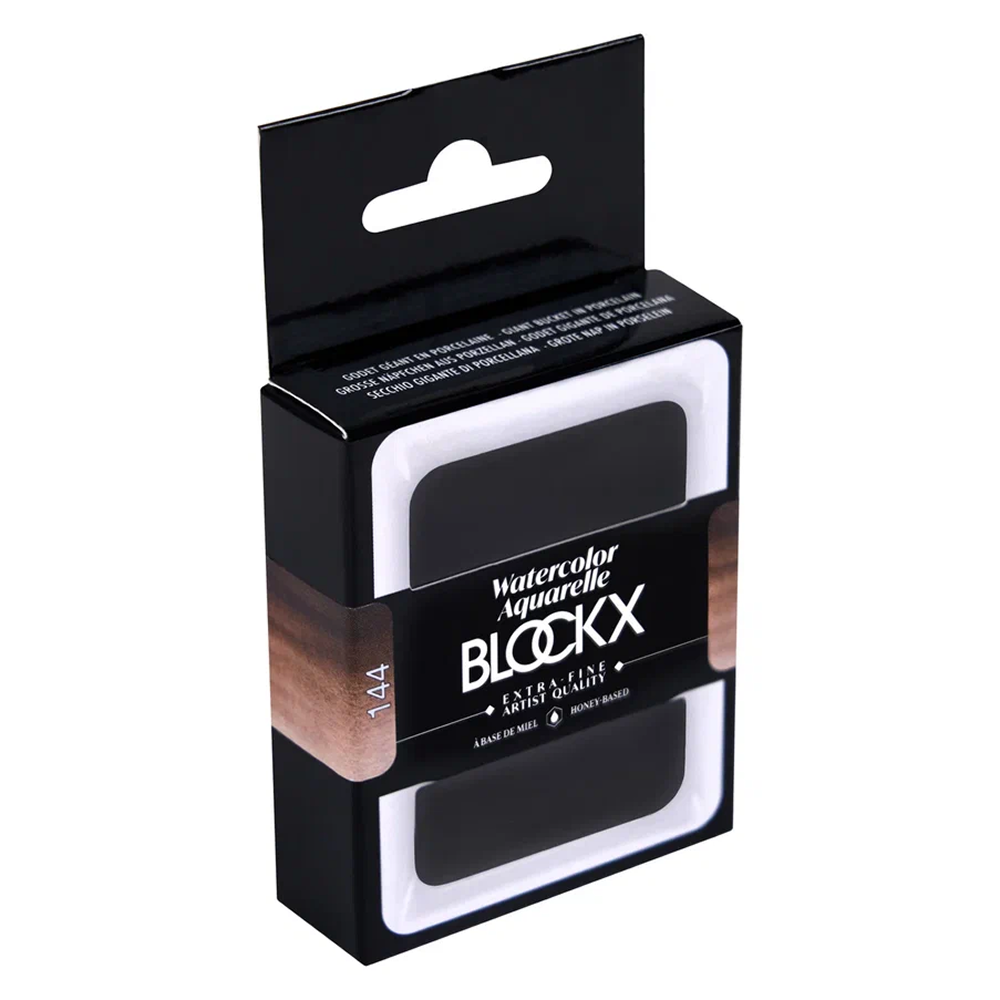Краски акварельные "Blockx. Giant pan", 144 сепия, 18 мл., кювета - 4