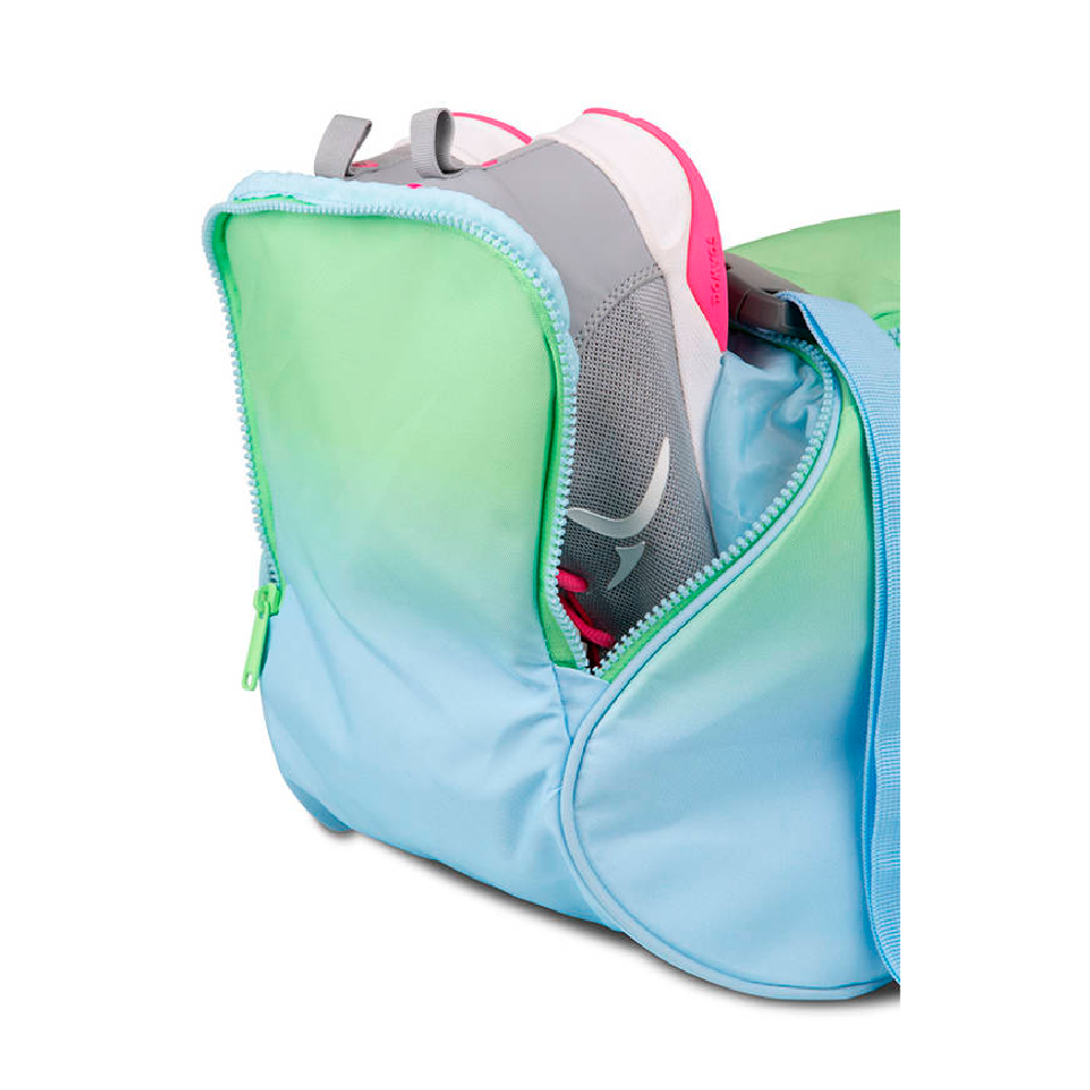 Сумка спортивная Coolpack "Runner Gradient Mojito", голубой, зеленый