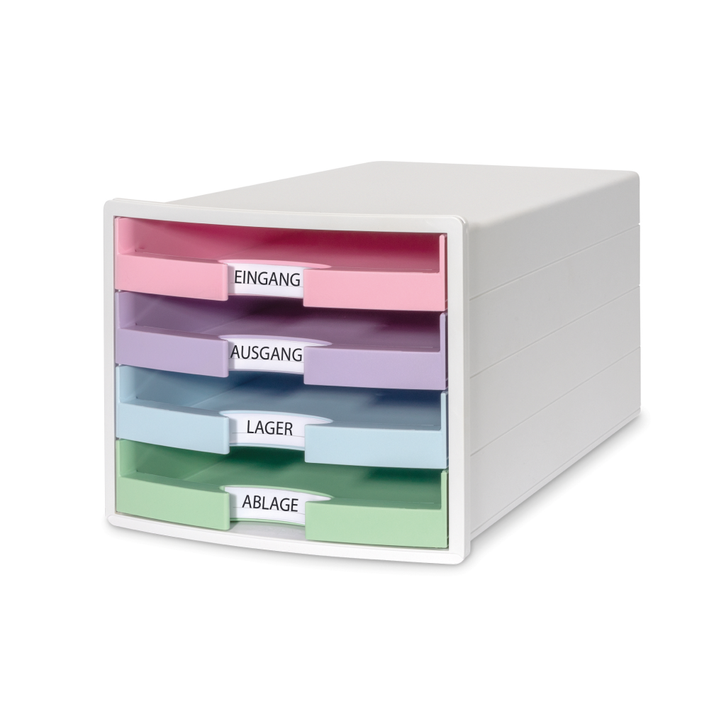 Блок из 4 лотков открытый "Impuls", белый