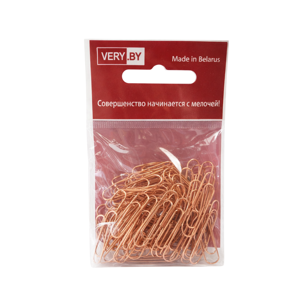 Скрепки овальные "VB"