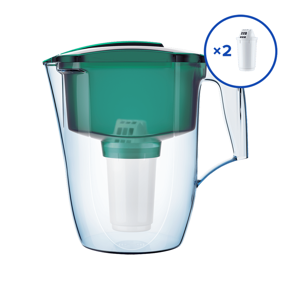 Фильтр-кувшин Аквафор Гарри с дополнительным модулем, зеленый
