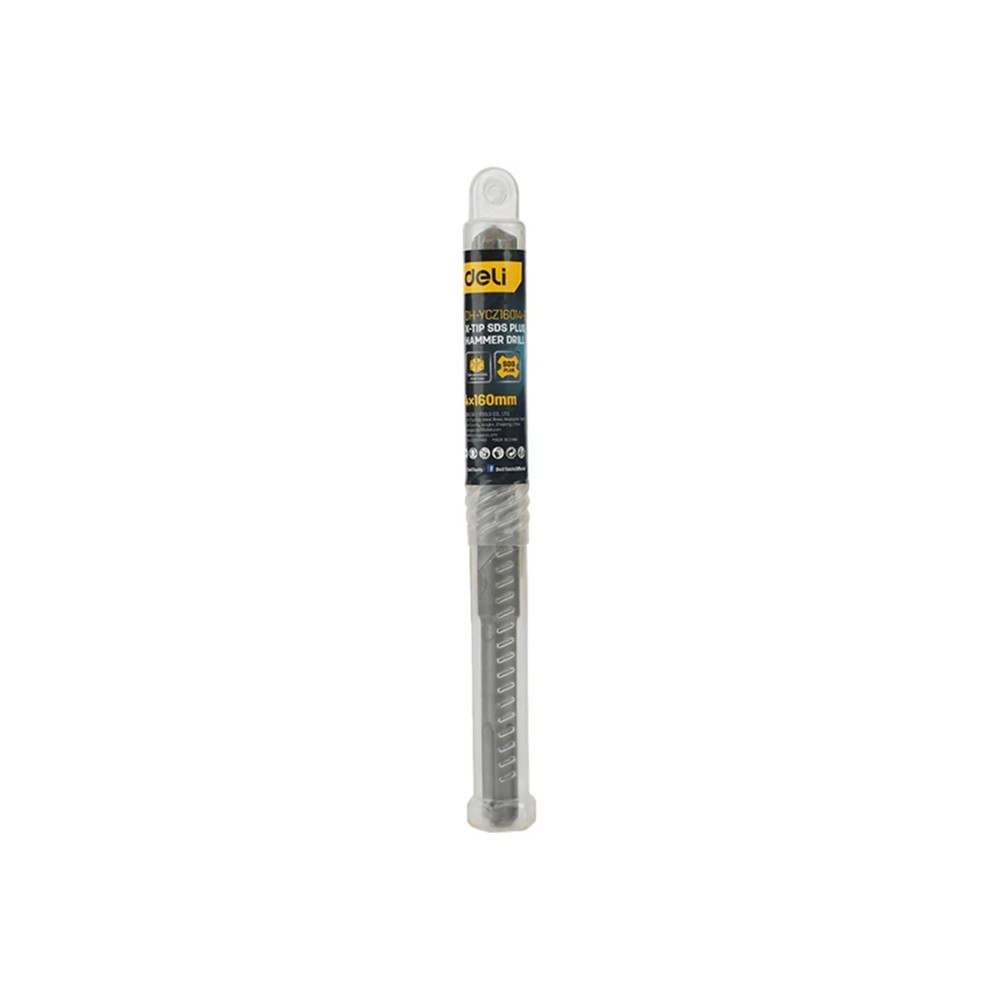 Бур по бетону Deli YS EDH-YCZ16014-E1, 14x160 мм, X-Tip, SDS-PLUS - 12