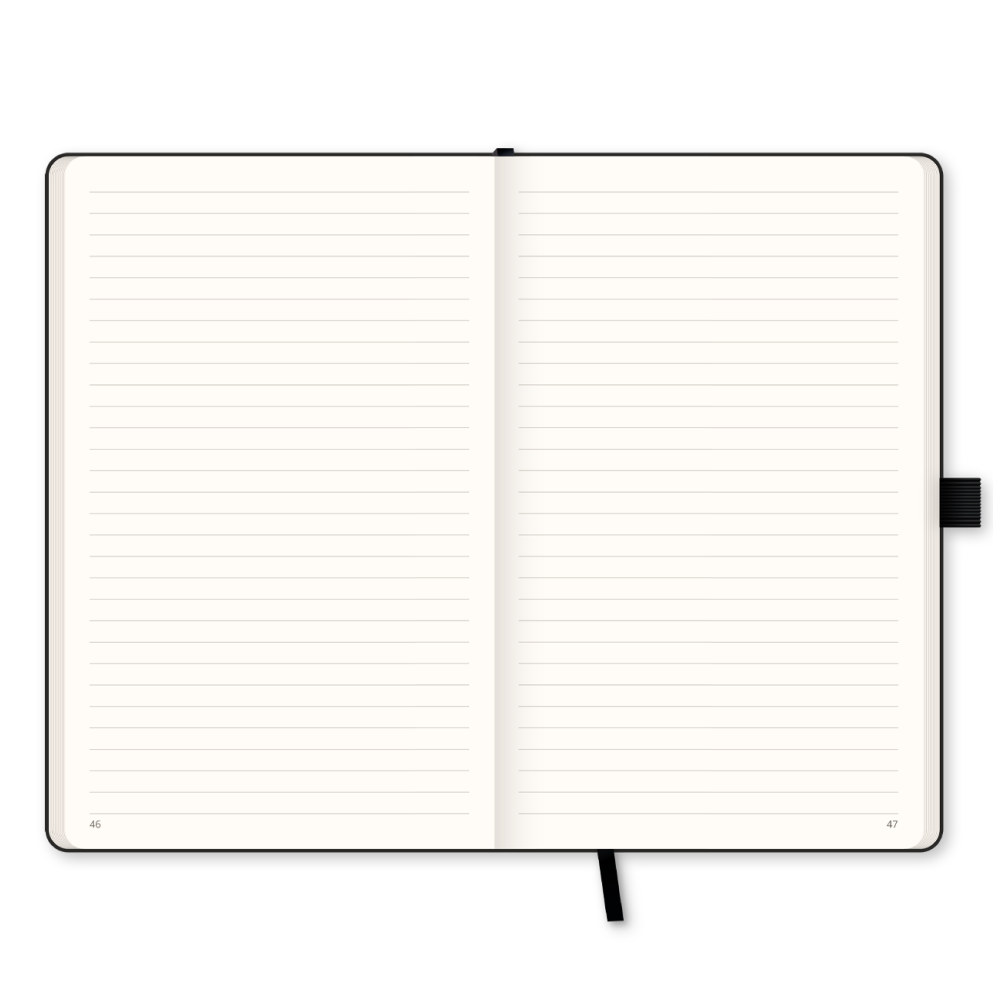 Блокнот "Waves bronze", А5, 96 листов, линейка, бронзовый - 3