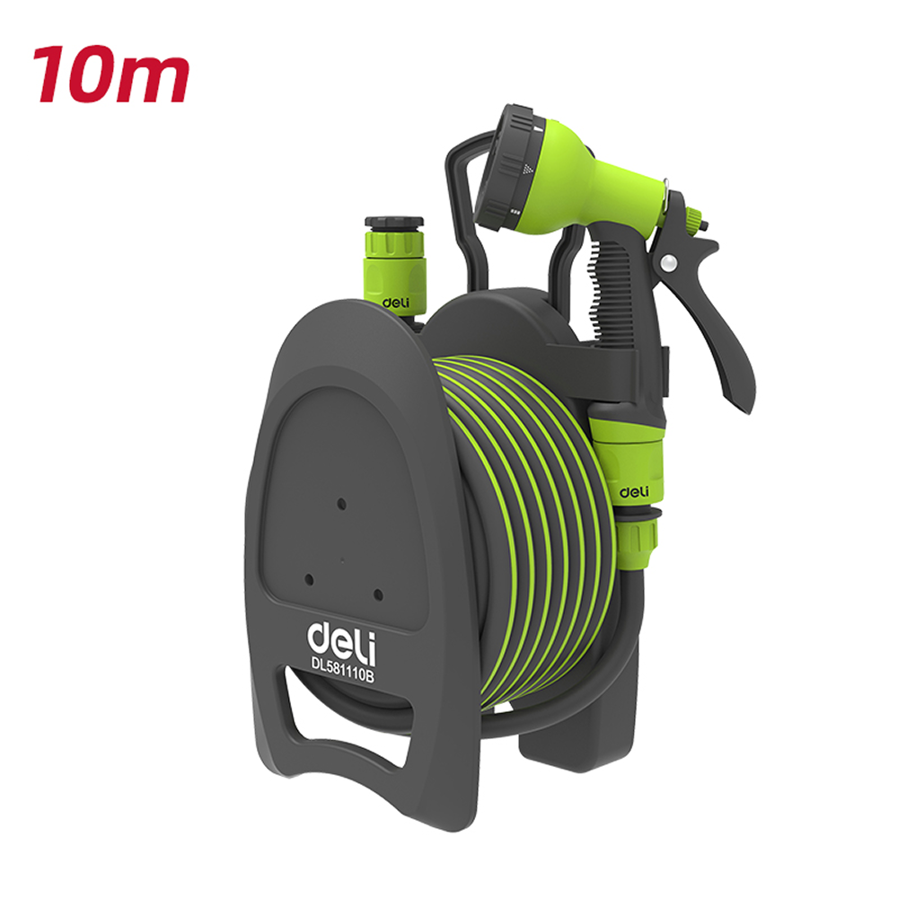 Шланг для полива Deli GS EDL581110B, с катушкой - 5