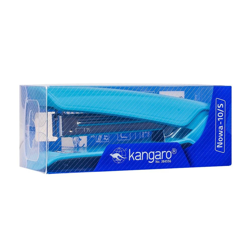 Скобосшиватель "Nowa-10/S", №10, 15 листов, бирюзовый