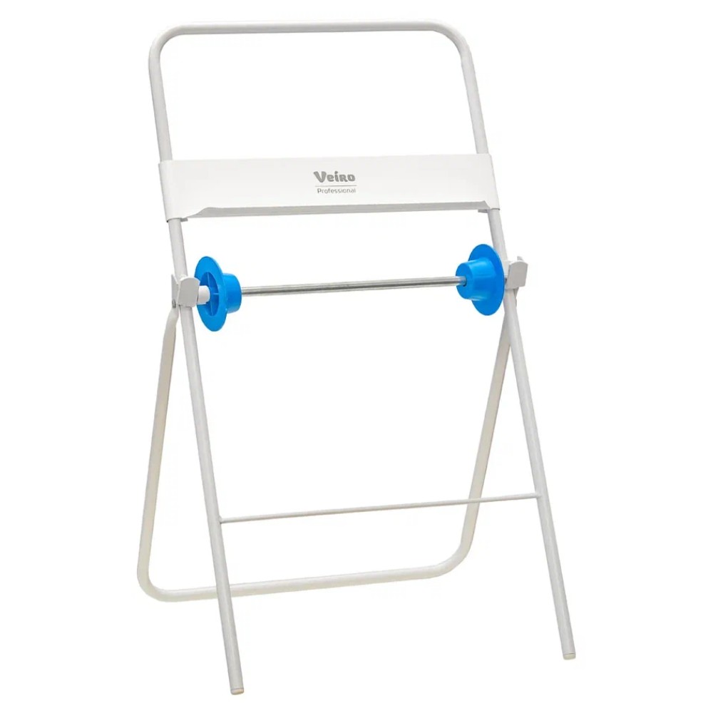 Диспенсер VEIRO Professional WIPSTAND, для протирочных материалов в рулонах, напольный, белый - 2