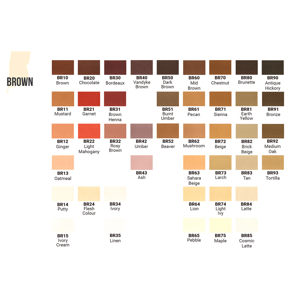 Маркер перманентный двусторонний "Sketchmarker Brush", BR42 умбра - 2