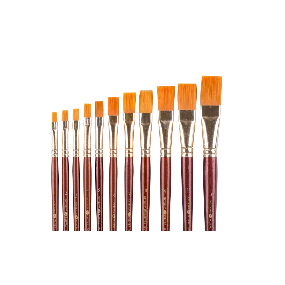 Кисть "Decola", синтетика, плоская, №5 - 4