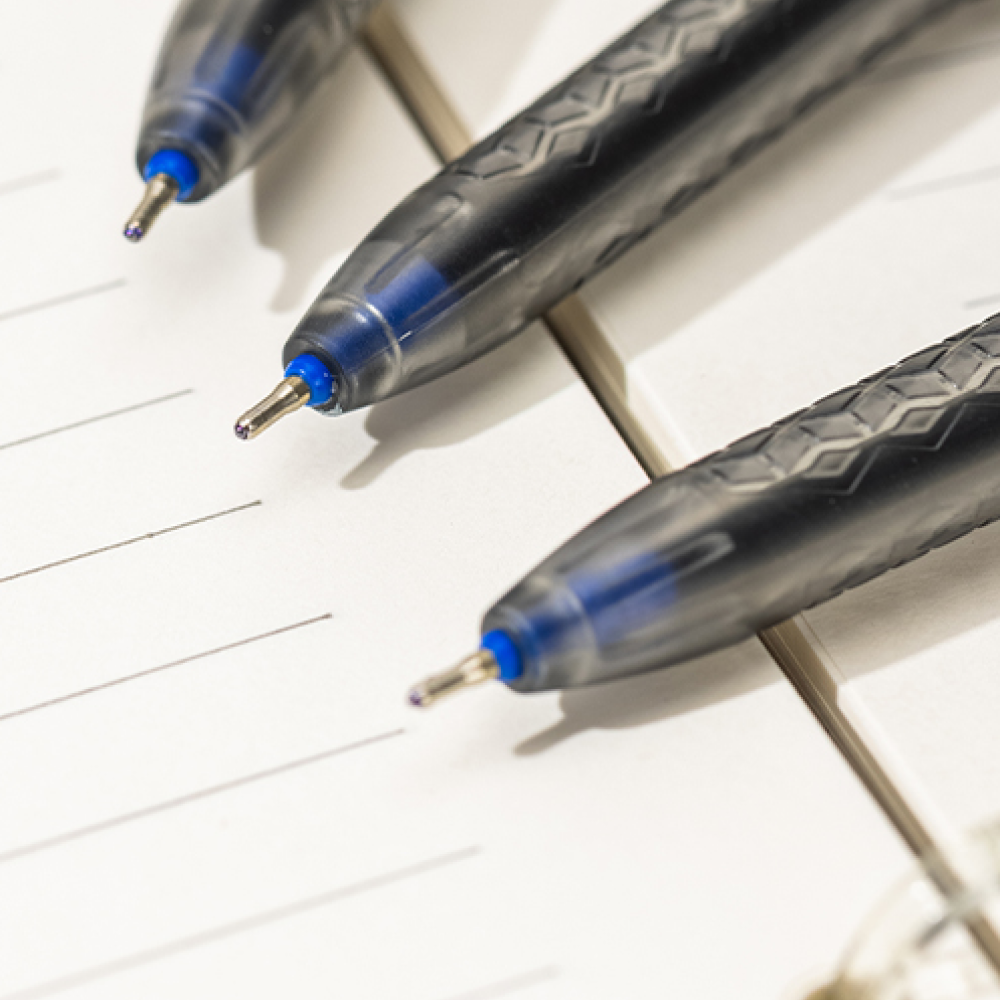 Ручка шариковая "Arrow", 0.7 мм, прозрачный, синий, стерж. синий - 3