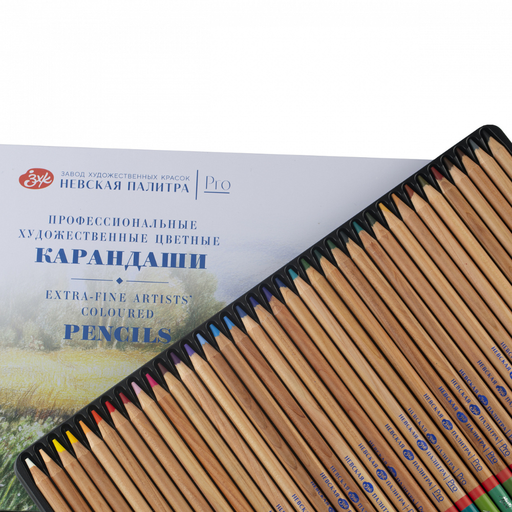 Цветные карандаши "Мастер-Класс", в жестяном пенале, 36 цветов - 4
