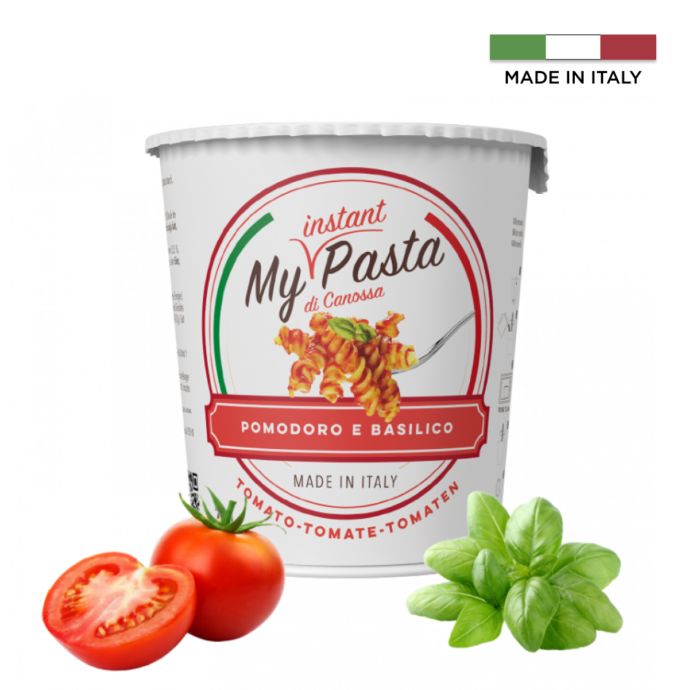 Паста фузилли "My instant pasta" помидор и базилик, 70 г