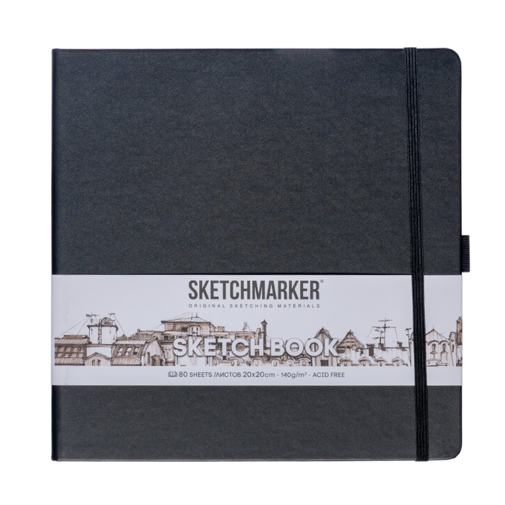 Скетчбук "Sketchmarker", 20x20 см