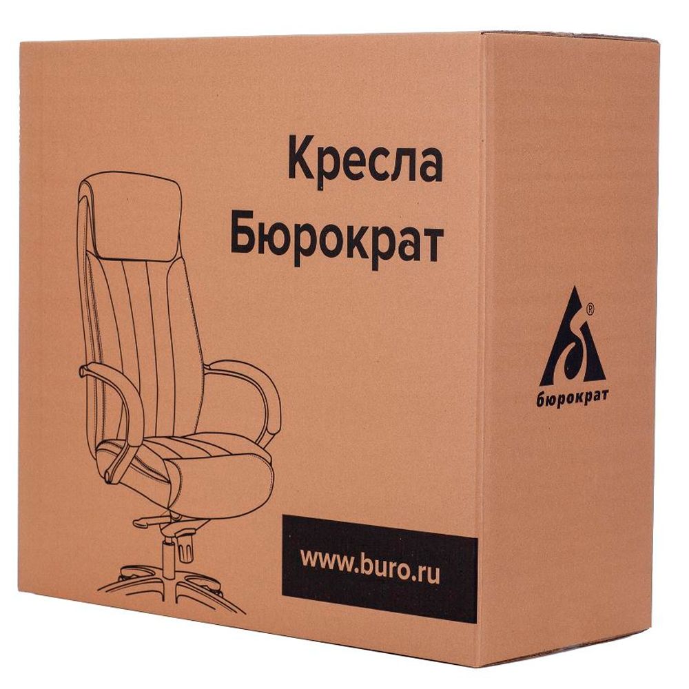 Кресло для руководителя Бюрократ T-898SL черный Leather Venge Black, эко.кожа, металл - 7