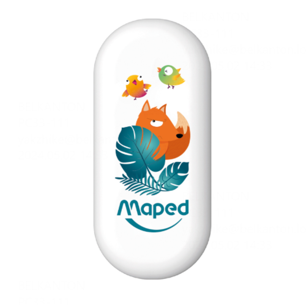 Ластик Maped "Jungle fever", 1 шт, белый