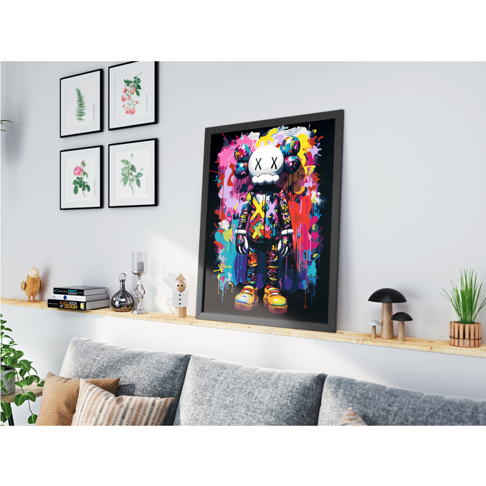 Картина по номерам "Kaws Color Pop"