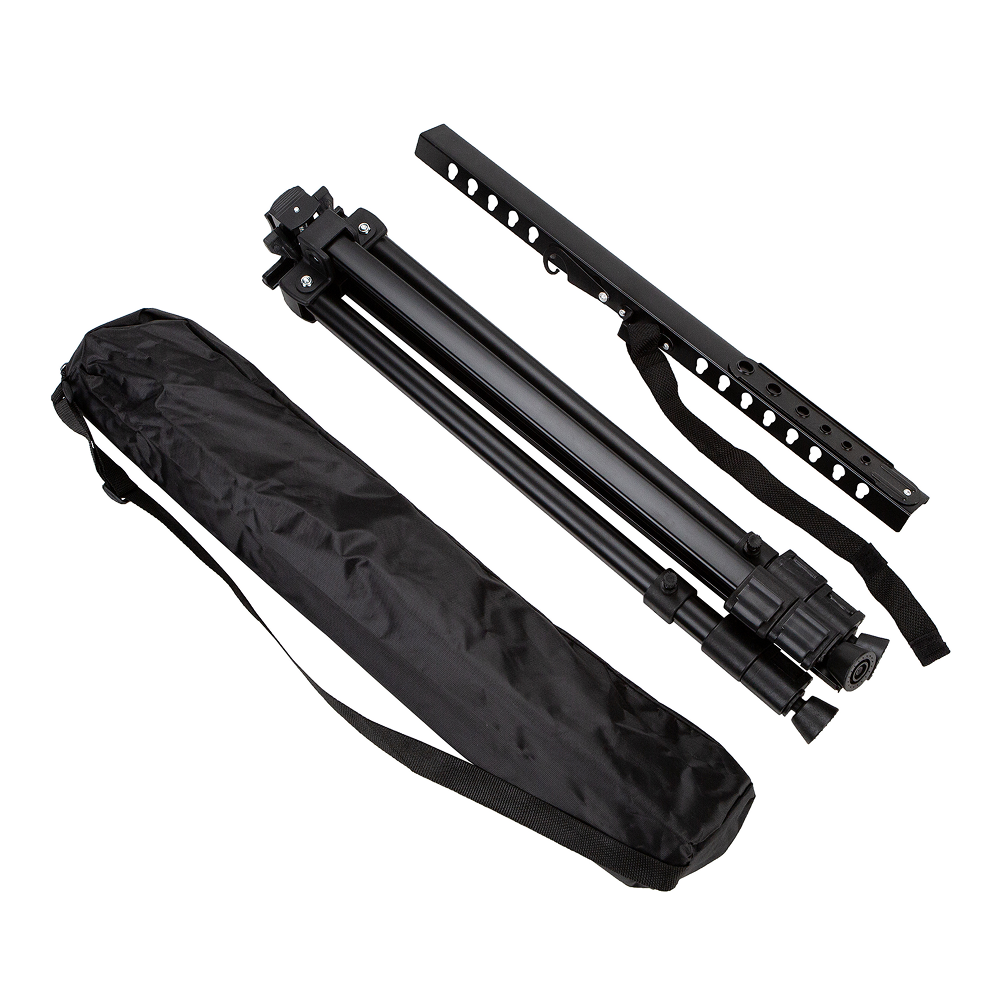 Мольберт тренога, алюминий, в чехле, с нижней штангой - 4