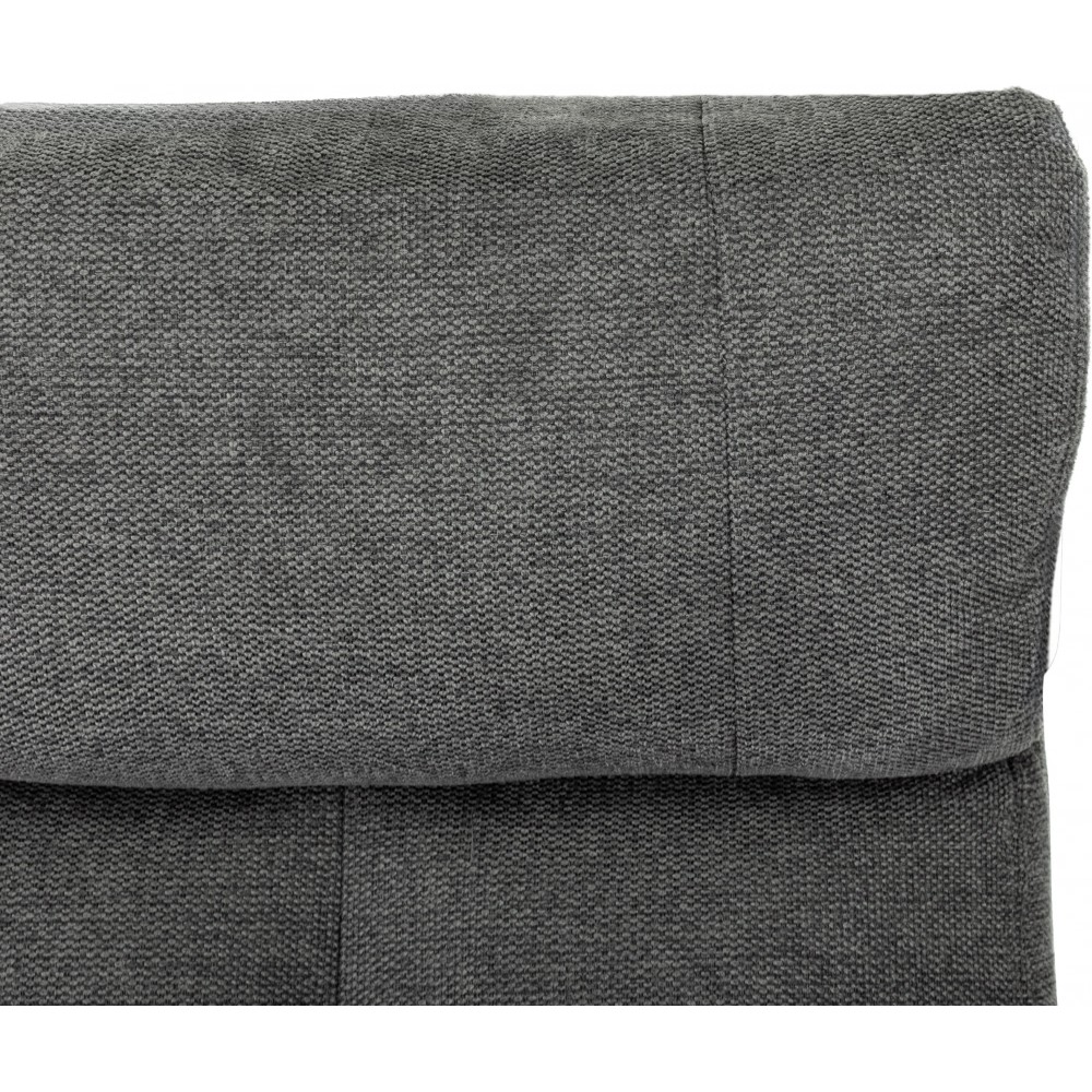 Кресло мягкое Бюрократ Baron, ткань, серый, металл, с пуфом - 15