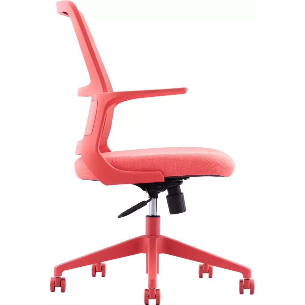 Кресло для персонала EVERPROF Elf, сетка, красный - 3