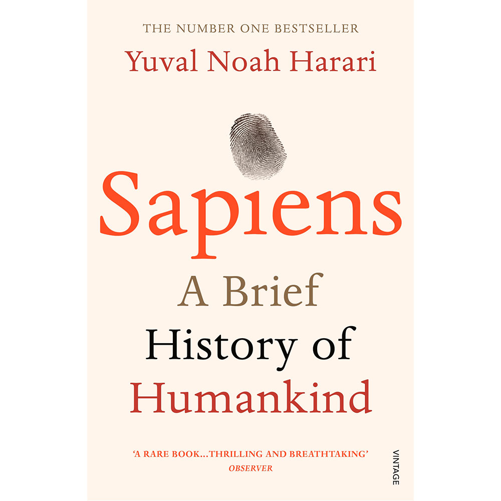 Книга на английском языке "Sapiens: A Brief History of Humankind"