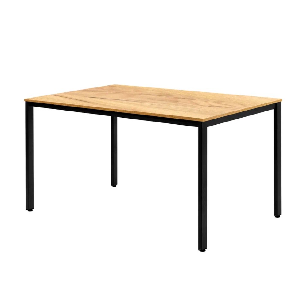 Стол Millwood Сеул, 1300х800 мм, металлокаркас черный