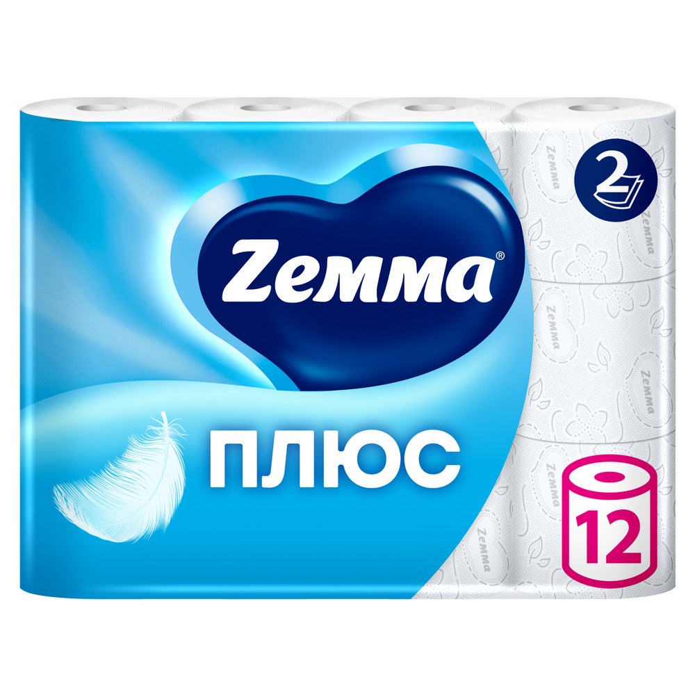 Бумага туалетная Zemma Плюс