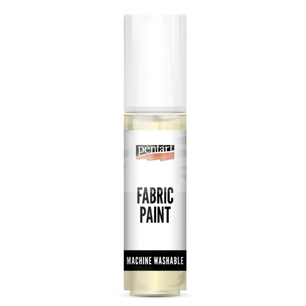 Краски для текстиля "Pentart Fabric paint", ваниль, банка