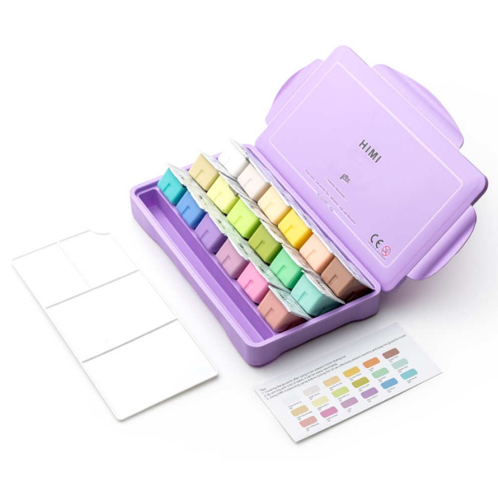 Краски гуашевые "Himi Jelly Cup. Pastel colors"